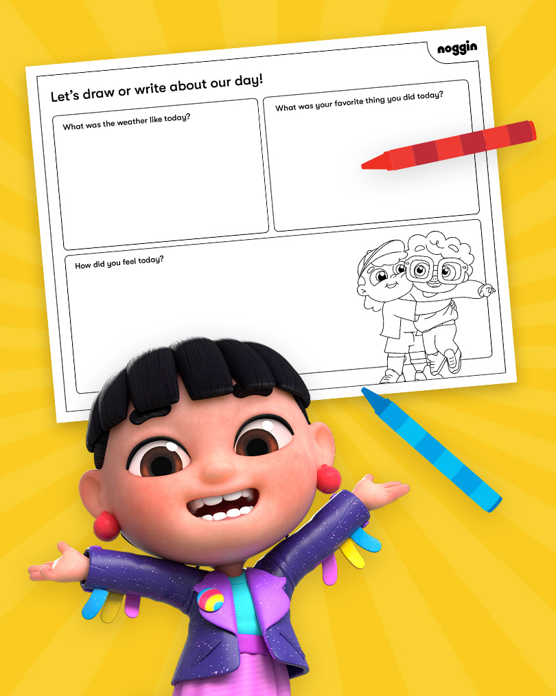 Noggin Activity Sheets Summer Journal Thumbnail