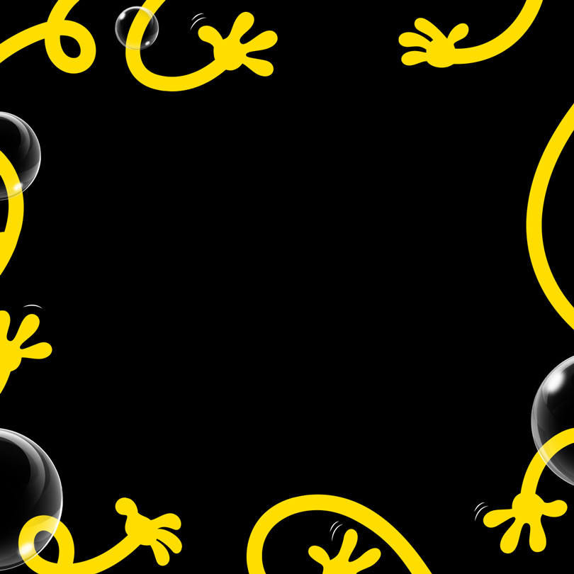 Act Like A Sponge SpongeBob's 25th Yellow and Black background